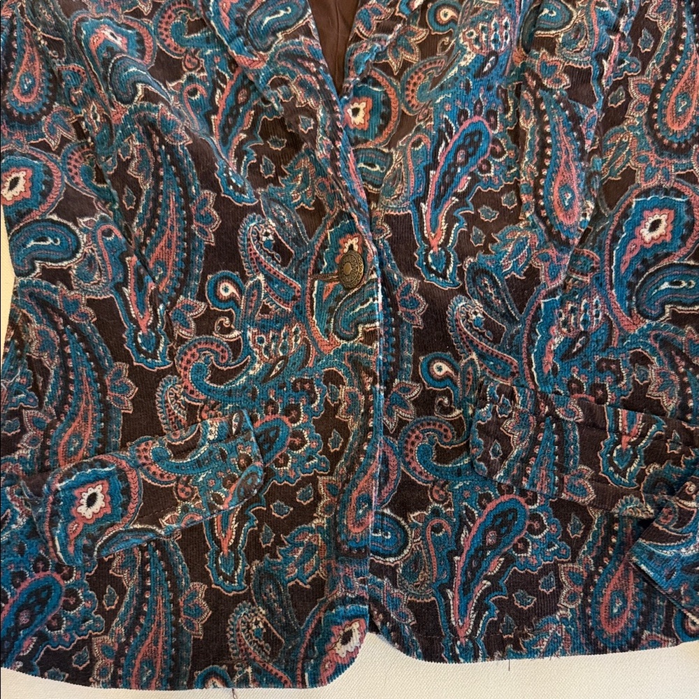 Copper Key Paisley Blazer - Picture 3 of 6